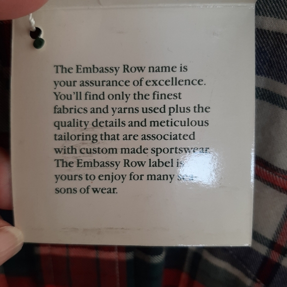 EMBASSY ROW COTTON PLAID SHIRT - Picture 10 of 12